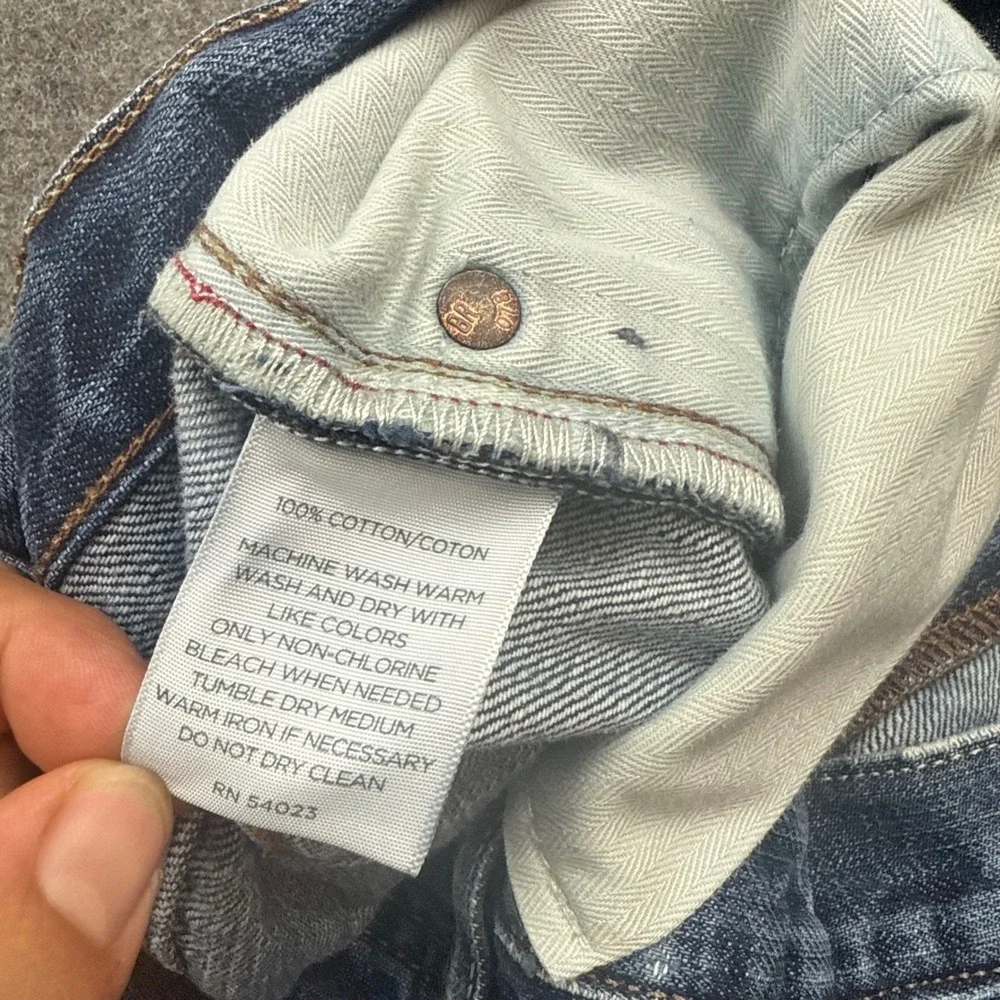 Banana Republic Jeans Mens 34x30 Straight Fit Selvedge Denim 100% Cotton Blue